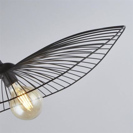 Searchlight - Подвесная люстра WAVE 1xE27/60W/230V черный