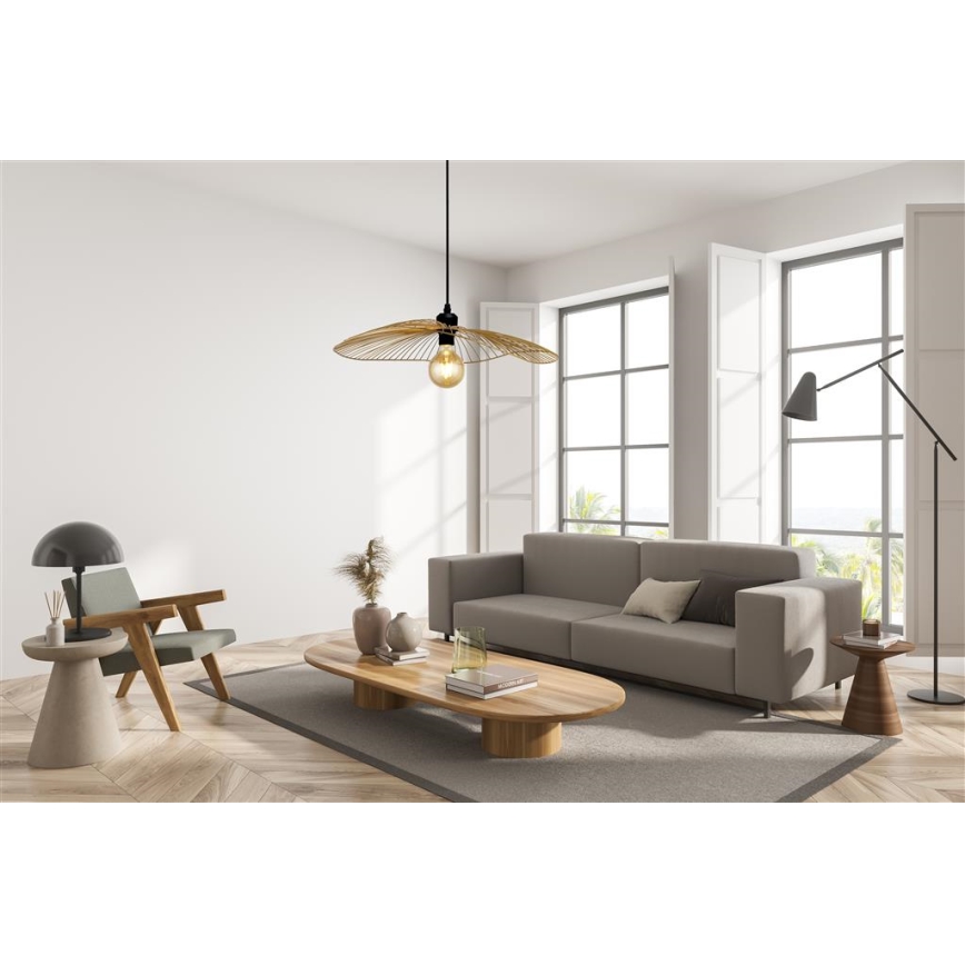 Searchlight - Подвесная люстра WAVE 1xE27/60W/230V золотистый