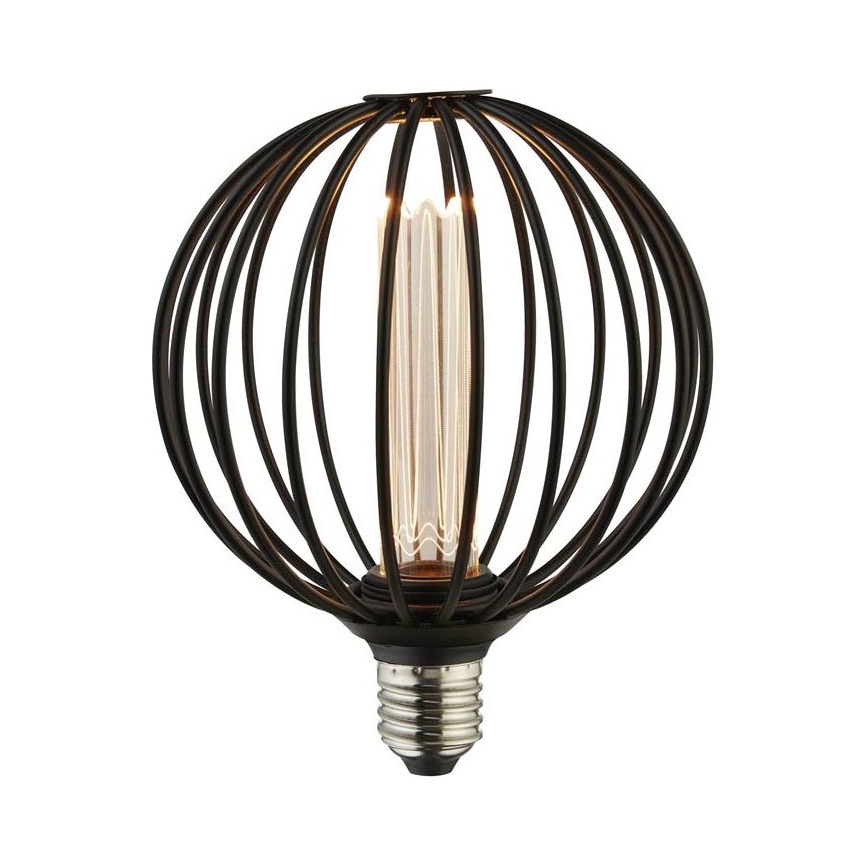 Searchlight - Подвесная люстра на тросе SWEDEN 5xE27/60W/230V коричневая/дымчатая