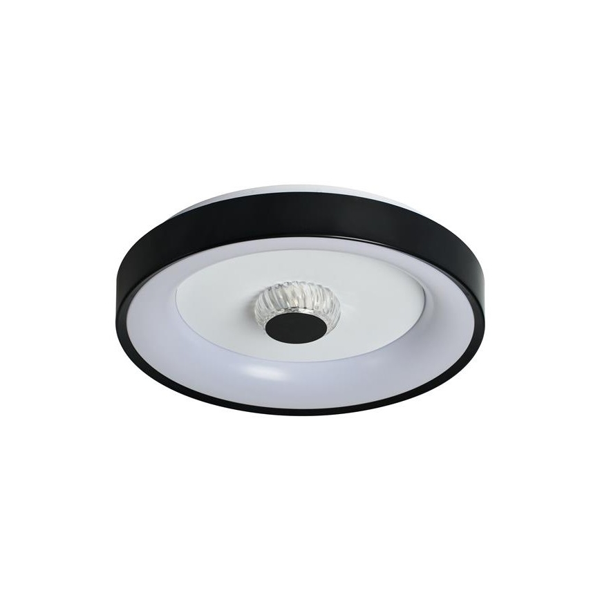 Searchlight - Диммируемый светодиодный потолочный светильник POLKA LED/24W/230V + LED/6W диаметр 38,5 см черный
