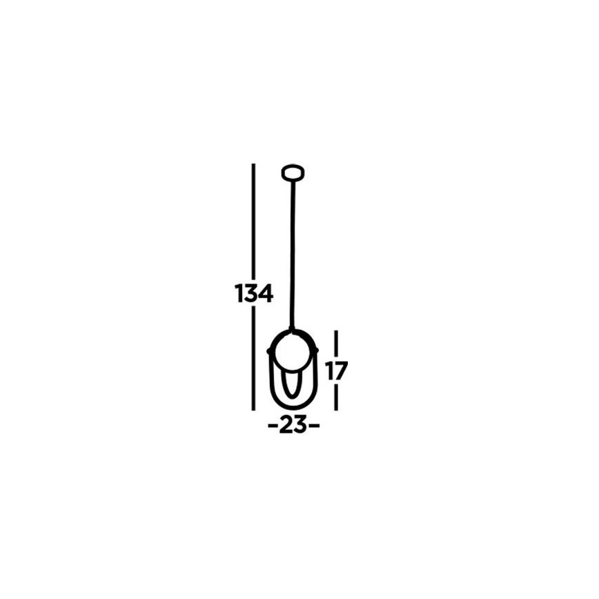 Searchlight - Підвісна люстра AXIS 1xE27/60W/230V чорний