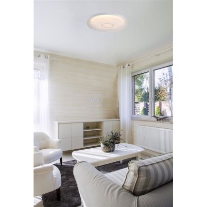 Searchlight - LED потолочный светильник AURA LED/24 Вт/230 В Ø 38,5 см, белый