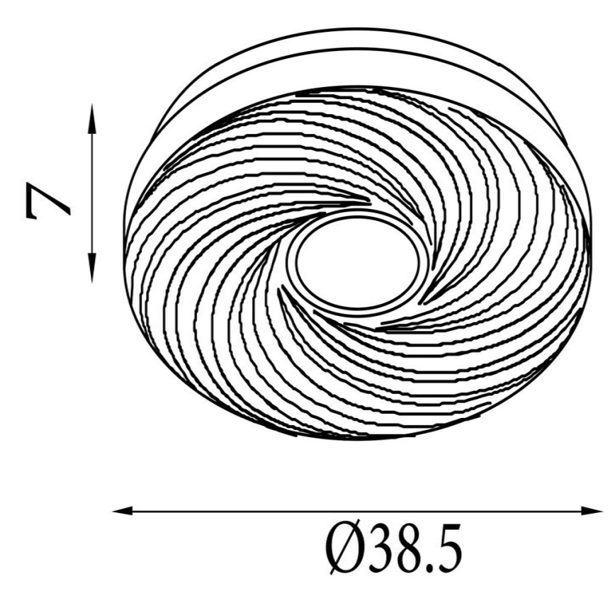 Searchlight - LED потолочный светильник AURA LED/24 Вт/230 В Ø 38,5 см, белый