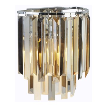 Searchlight 9832-2CC - Настенный светильник CLARISSA 2xE14/40W/230V