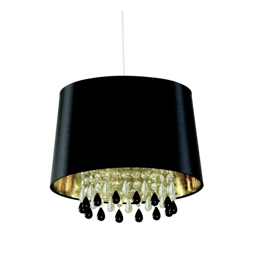 Searchlight - Підвісна люстра LILA 1xE27/60W/230V чорний