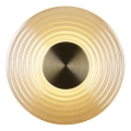 Searchlight - Диммируемый светодиодный настенный светильник CLEO LED/9,4W/230V латунь