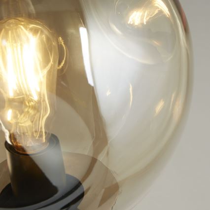 Searchlight - Торшер PUNCH 1xE27/10W/230V чорний