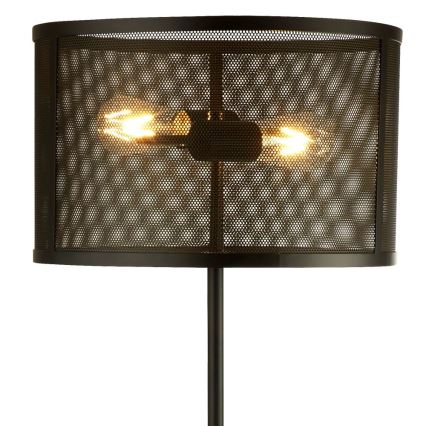 Searchlight EU2832-2BK - Напольная лампа FISHNET 2xE27/60W/230V черная