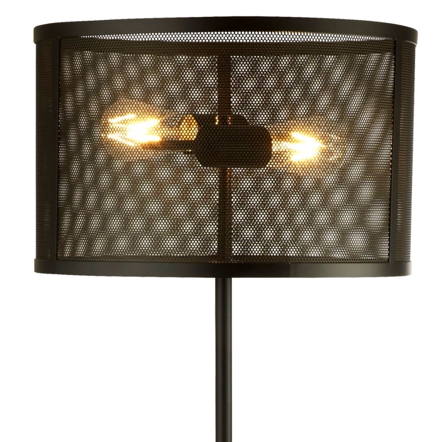 Searchlight EU2832-2BK - Напольная лампа FISHNET 2xE27/60W/230V черная