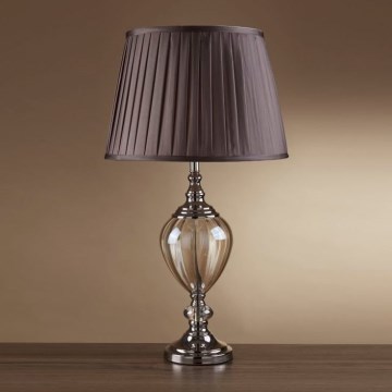 Searchlight EU3721AM - Настольная лампа GREYSON 1xE27/60W/230V