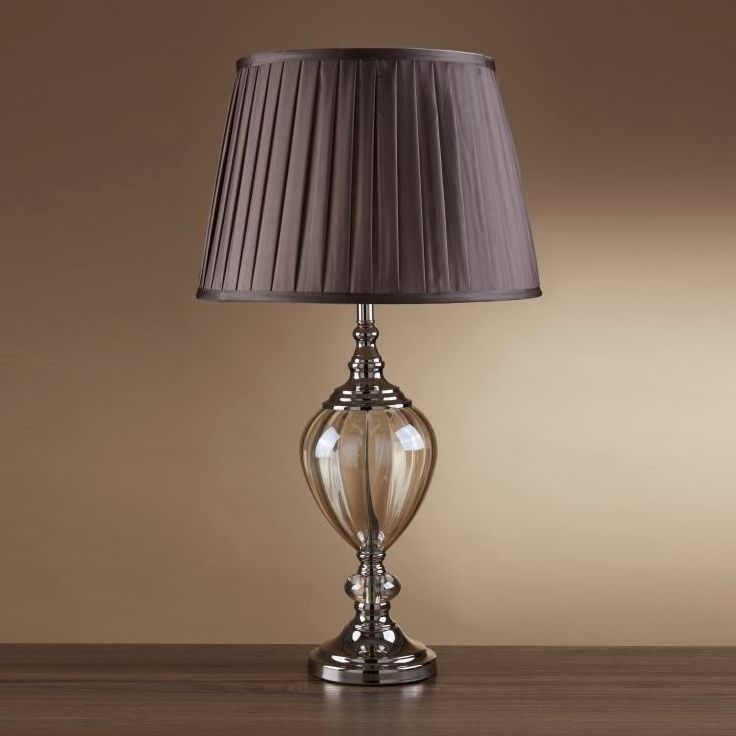 Searchlight EU3721AM - Настольная лампа GREYSON 1xE27/60W/230V