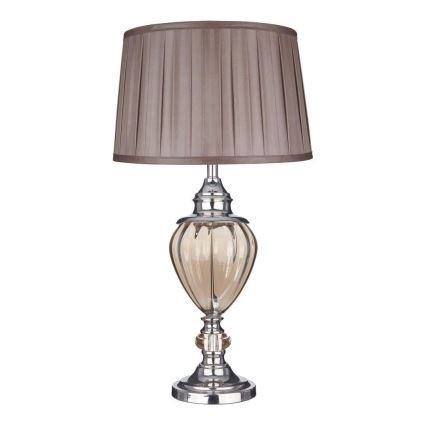 Searchlight EU3721AM - Настольная лампа GREYSON 1xE27/60W/230V