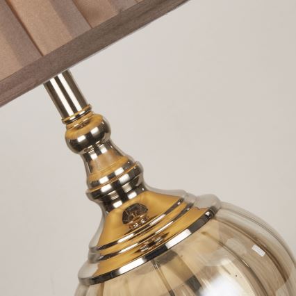 Searchlight EU3721AM - Настольная лампа GREYSON 1xE27/60W/230V