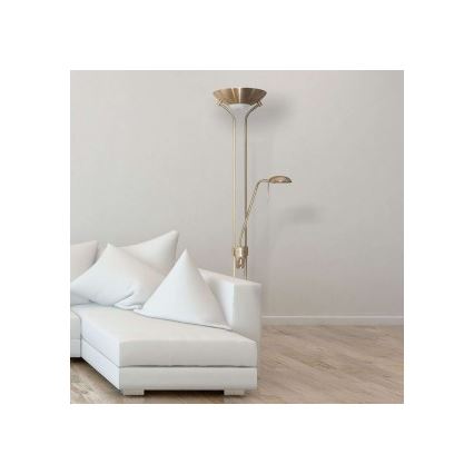 Searchlight - Регульована торшерна лампа MOTHILD 1xR7s/14W+1xG9/8W/230V