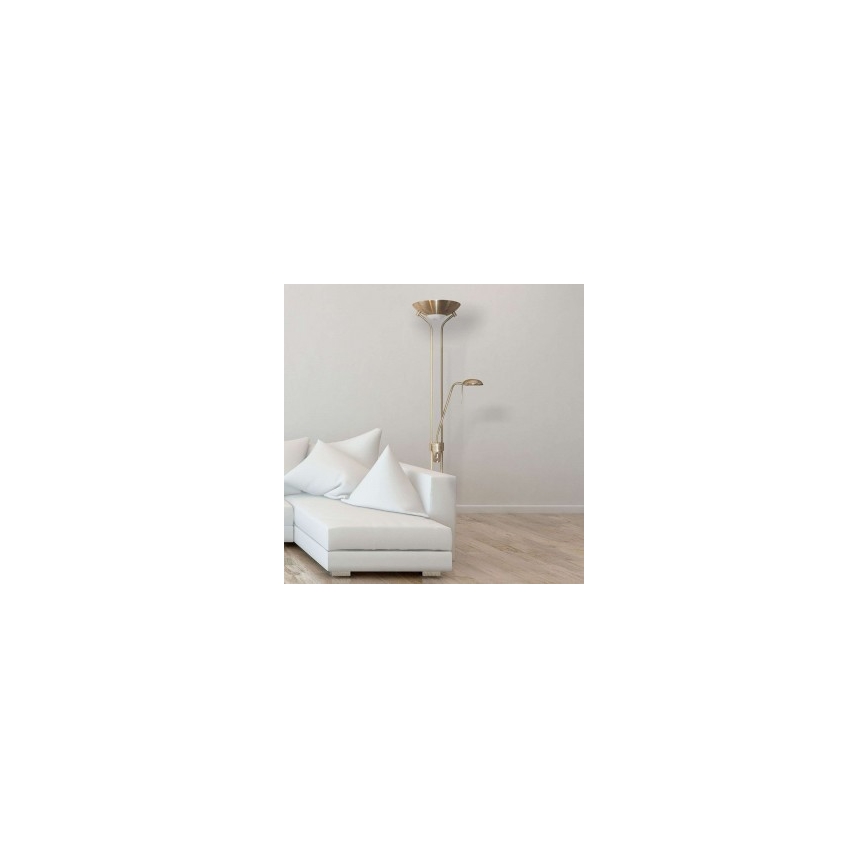Searchlight - Регульована торшерна лампа MOTHILD 1xR7s/14W+1xG9/8W/230V