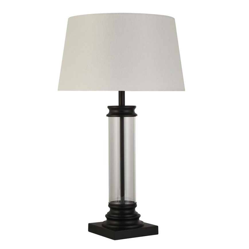 Searchlight - Настольная лампа PEDESTAL 1xE27/60W/230V черная