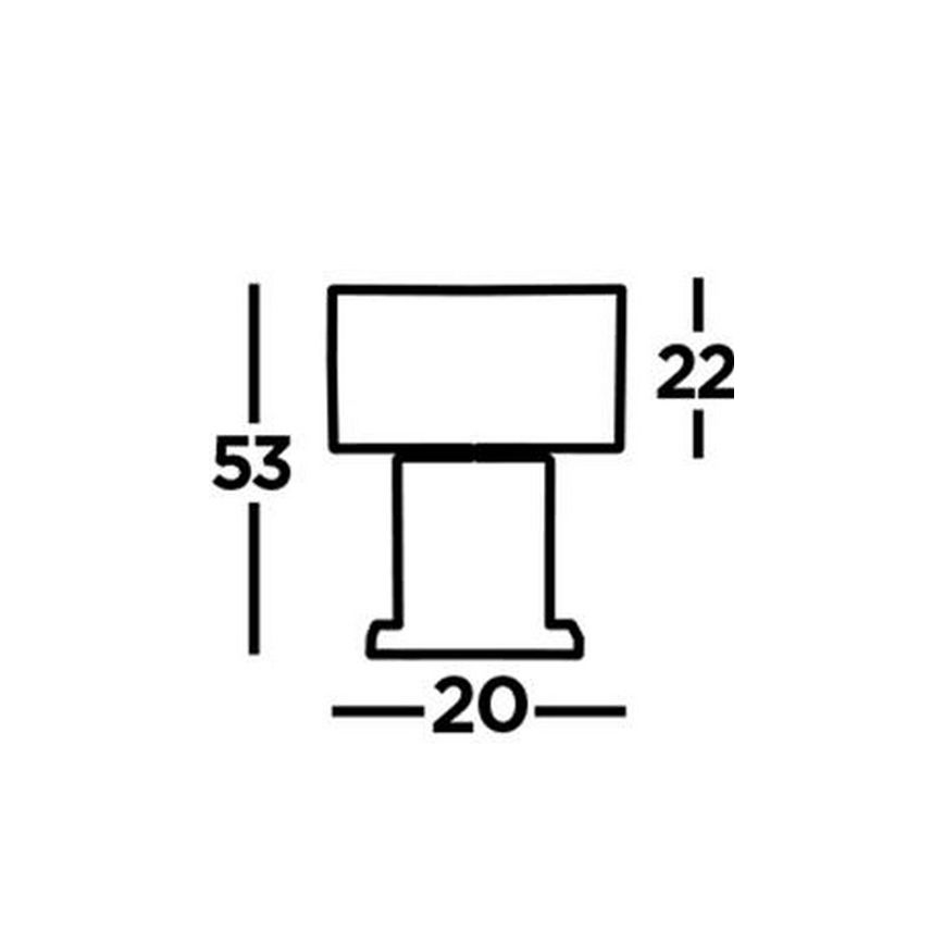 Searchlight - Настільна лампа CLARENDON 1xE27/60W/230V чорний