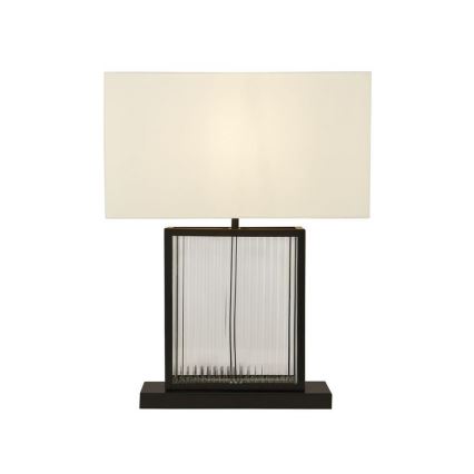 Searchlight - Настольная лампа CLARENDON 1xE27/60W/230V черная