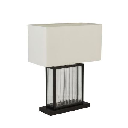 Searchlight - Настольная лампа CLARENDON 1xE27/60W/230V черная