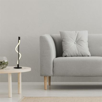 Searchlight - Светодиодная настольная лампа с диммером MARILYN LED/8W/230V черная