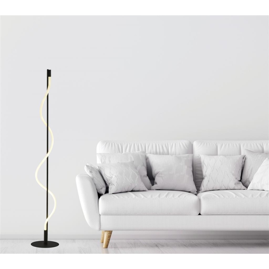 Searchlight - Светодиодный регулируемый торшер REMY LED/20W/230V черный