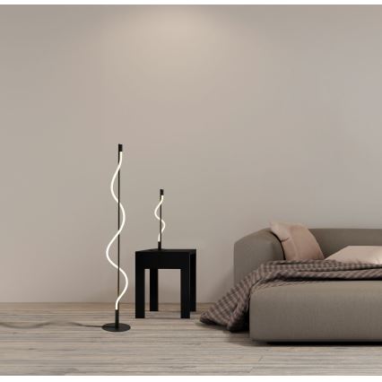 Searchlight - Светодиодный регулируемый торшер REMY LED/20W/230V черный