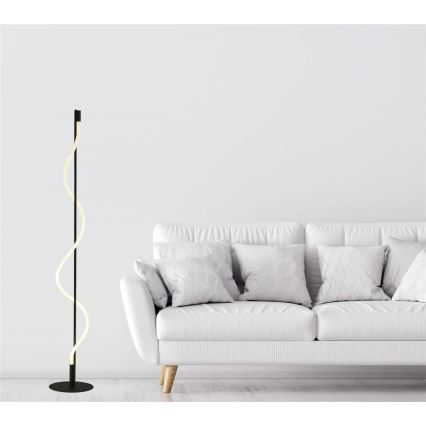 Searchlight - Светодиодный торшер с регулированием яркости REMY LED/20W/230V черный