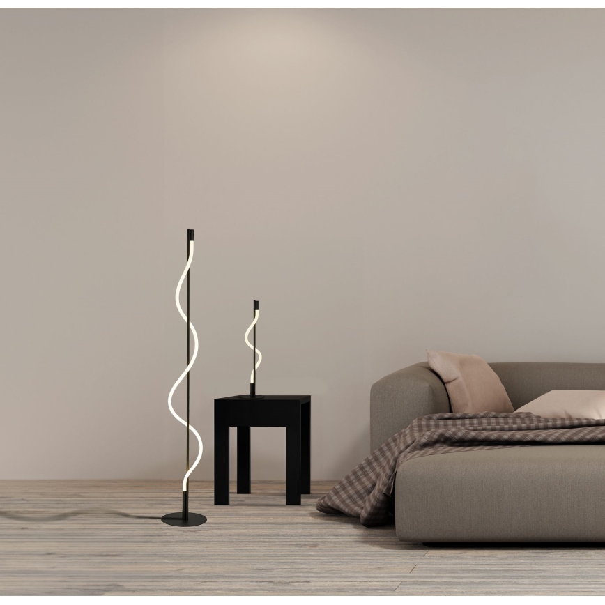 Searchlight - Светодиодный торшер с регулированием яркости REMY LED/20W/230V черный