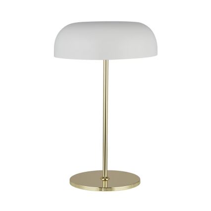 Searchlight - Настільна лампа HANOVER 2xE14/7W/230V білий/золотий