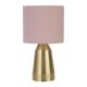 Searchlight - Настільна лампа HOLLIS 1xE14/7W/230V рожевий
