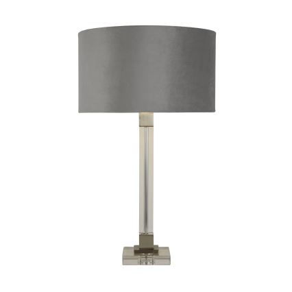 Searchlight - Настільна лампа SCARBOROUGH 1xE27/60W/230V сірий