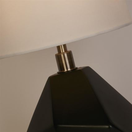 Searchlight - Настольная лампа APEX 1xE27/60W/230V черная/серая