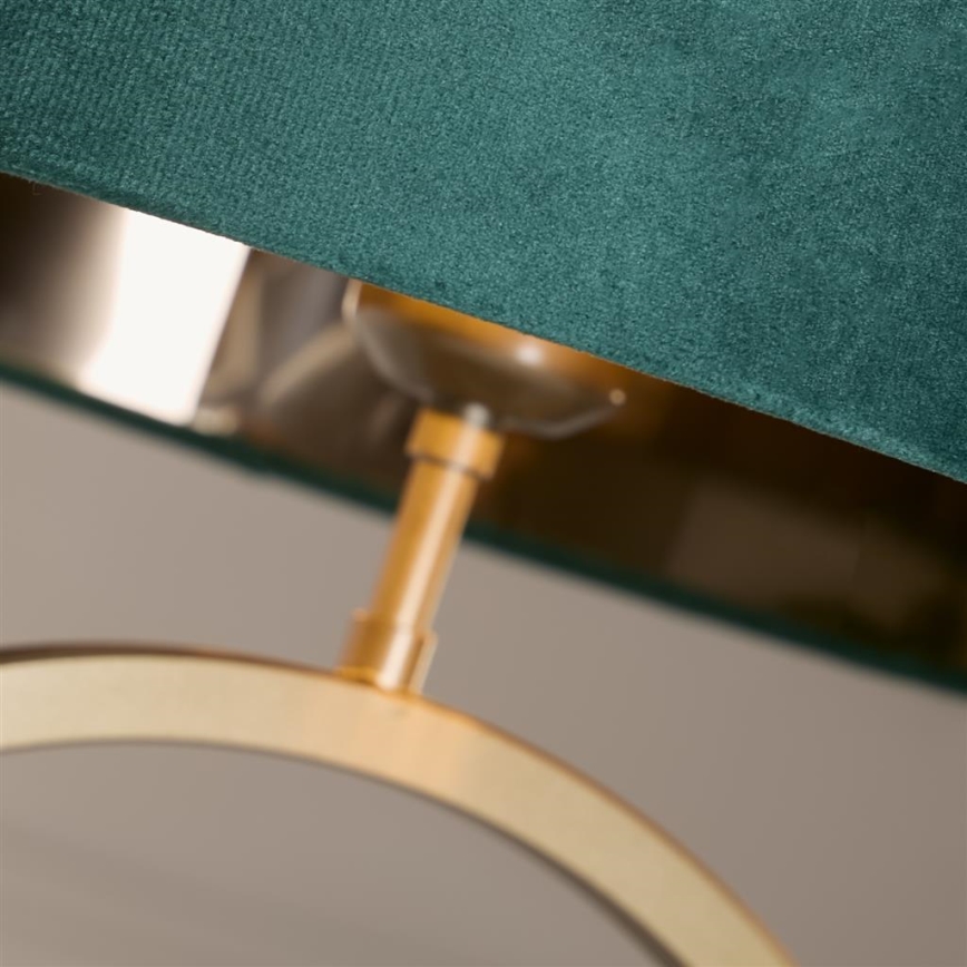 Серчлайт - Настільна лампа ЕЛЕГАНТ 1xE27/60W/230V зелена