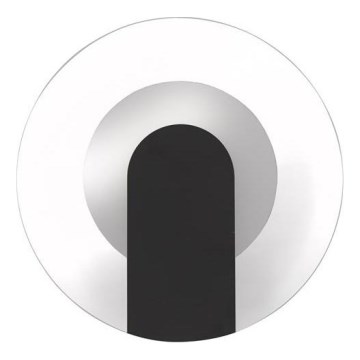 Searchlight - LED настінний світильник TARGET LED/7W/230V чорний