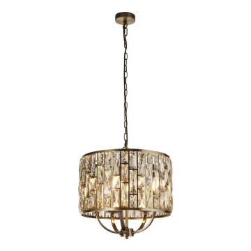 Searchlight - Люстра на ланцюгу BIJOU 5xE14/60W/230V діаметр 44 см латунь