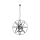Searchlight - Люстра на ланцюгу ORBIT 8xE14/60W/230V чорна
