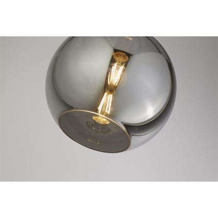 Searchlight - Люстра на тросе BALL 1xE27/60W/230V черная