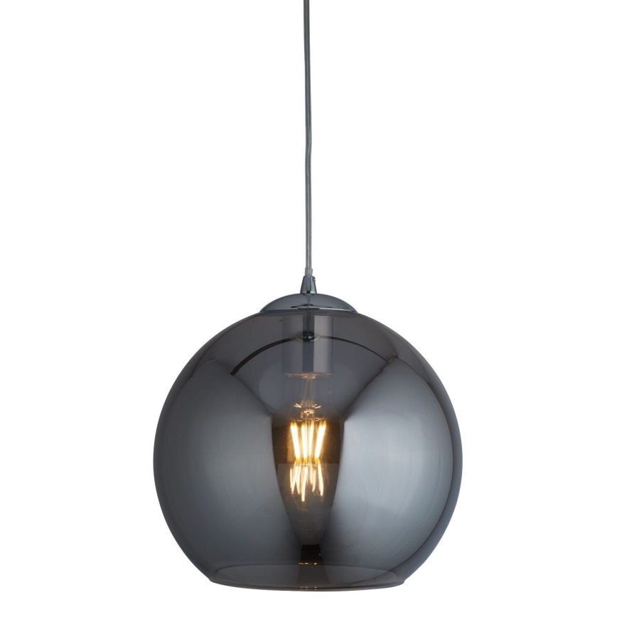 Searchlight - Люстра на тросе BALL 1xE27/60W/230V черная