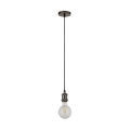 Searchlight - Люстра на тросі SUSPENSION 1xE27/60W/230V антрацит