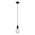 Searchlight - Люстра на тросі SUSPENSION 1xE27/60W/230V чорна