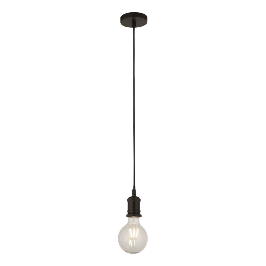 Searchlight - Люстра на тросі SUSPENSION 1xE27/60W/230V чорна
