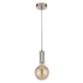 Searchlight - Люстра на тросі SUSPENSION 1xE27/60W/230V срібляста