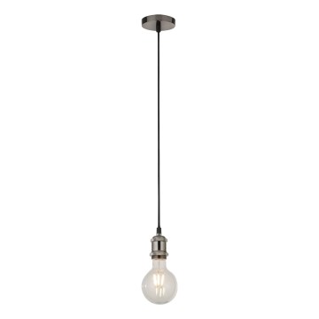 Searchlight - Люстра на тросі SUSPENSION 1xE27/60W/230V срібляста