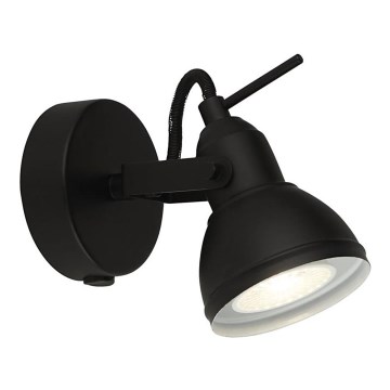 Searchlight - Настенный точечный светильник FOCUS 1xGU10/50W/230V черная