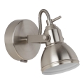 Searchlight - Настенный точечный светильник FOCUS 1xGU10/50W/230V матовый хром
