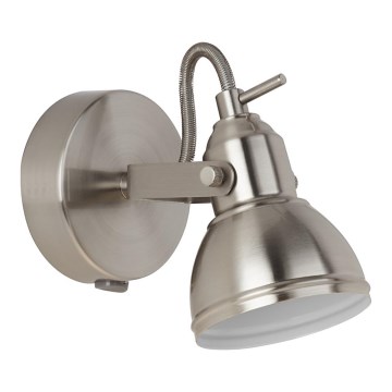 Searchlight - Настенный точечный светильник FOCUS 1xGU10/50W/230V матовый хром