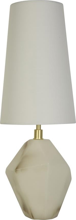 Searchlight - Настільна лампа APEX 1xE27/60W/230V білий/сірий