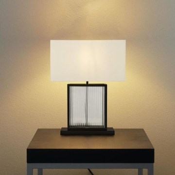 Searchlight - Настільна лампа CLARENDON 1xE27/60W/230V чорний