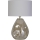 Searchlight - Настільна лампа DEVON 1xE27/60W/230V сіра/димчаста