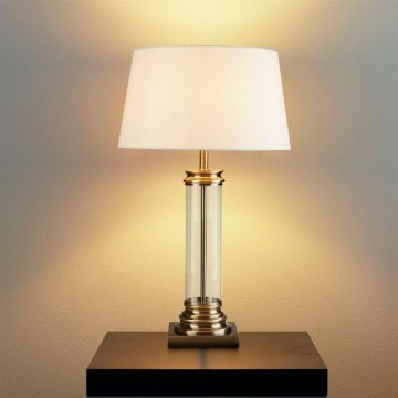 Searchlight - Настільна лампа PEDESTAL 1xE27/60W/230V